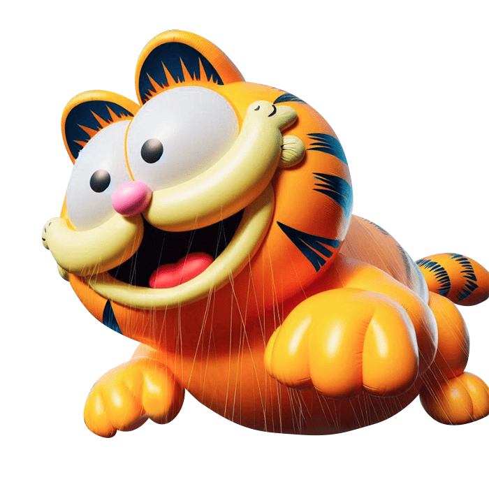 Zeppelin inflable garfield